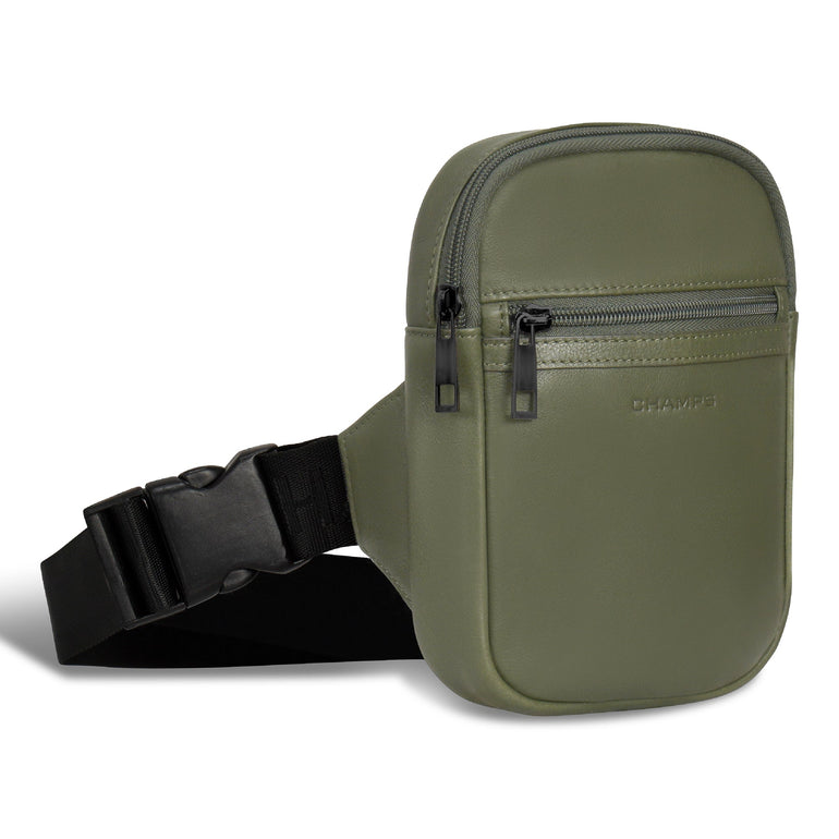 Champs Onyx Leather Holster Cross-Body Bag