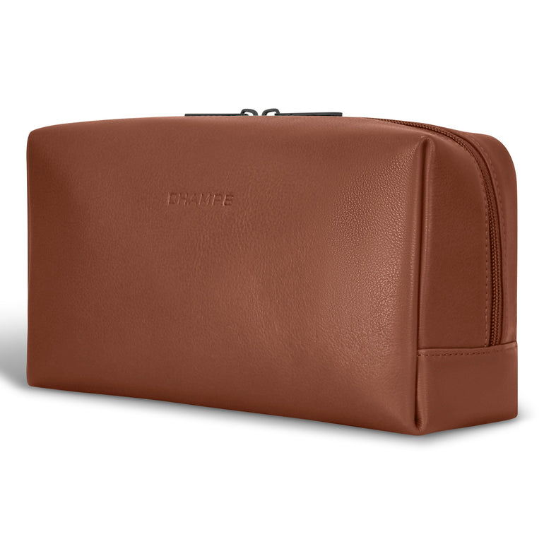 Champs Onyx Leather Toiletry Bag