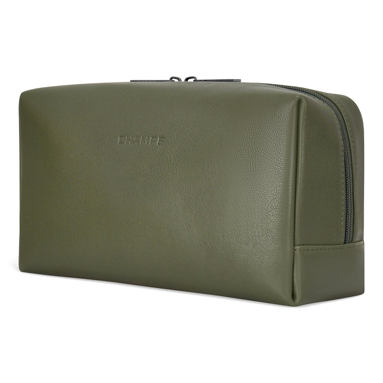 Champs Onyx Leather Toiletry Bag