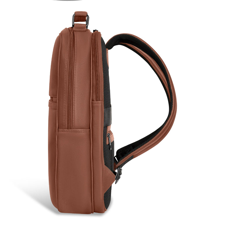 Champs Onyx Leather Compact Backpack