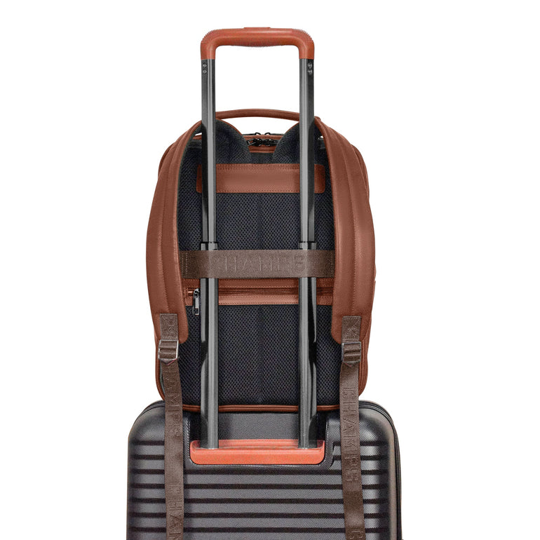 Champs Onyx Leather Compact Backpack
