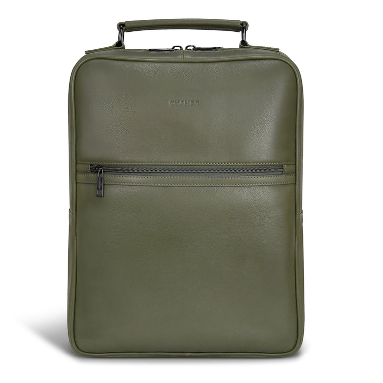 Champs Onyx Leather Compact Backpack