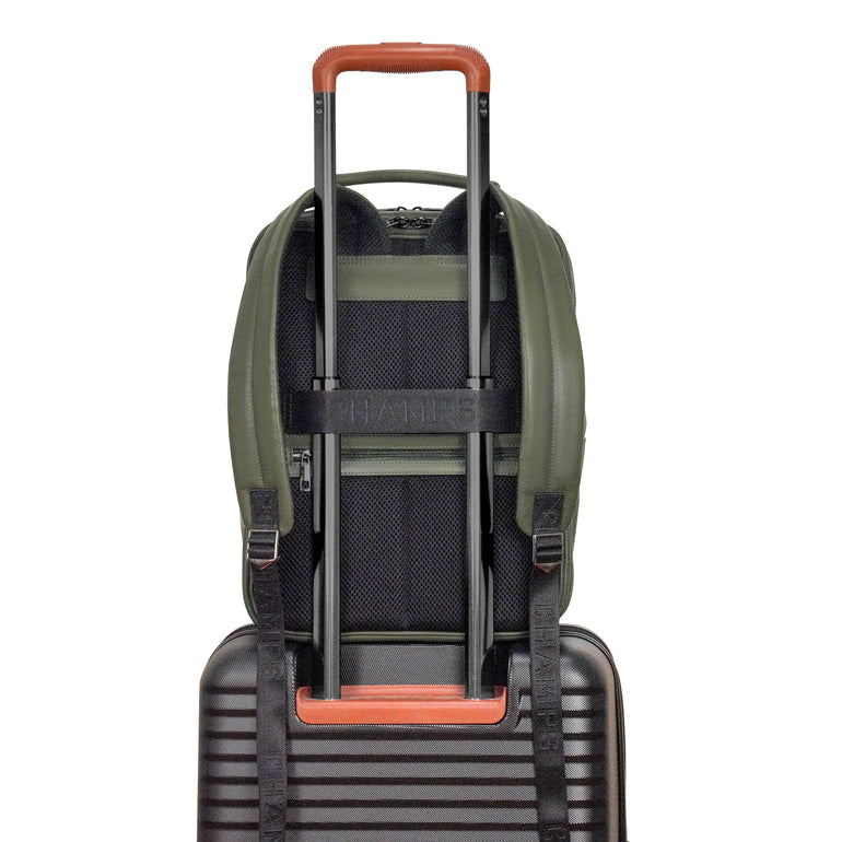 Champs Onyx Leather Compact Backpack