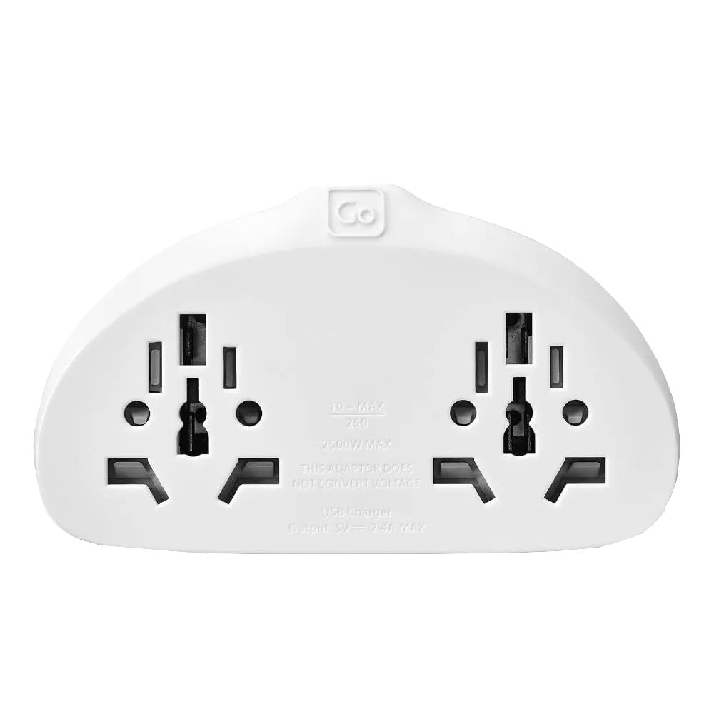 Go Travel World-UK Duo Adaptor + USB