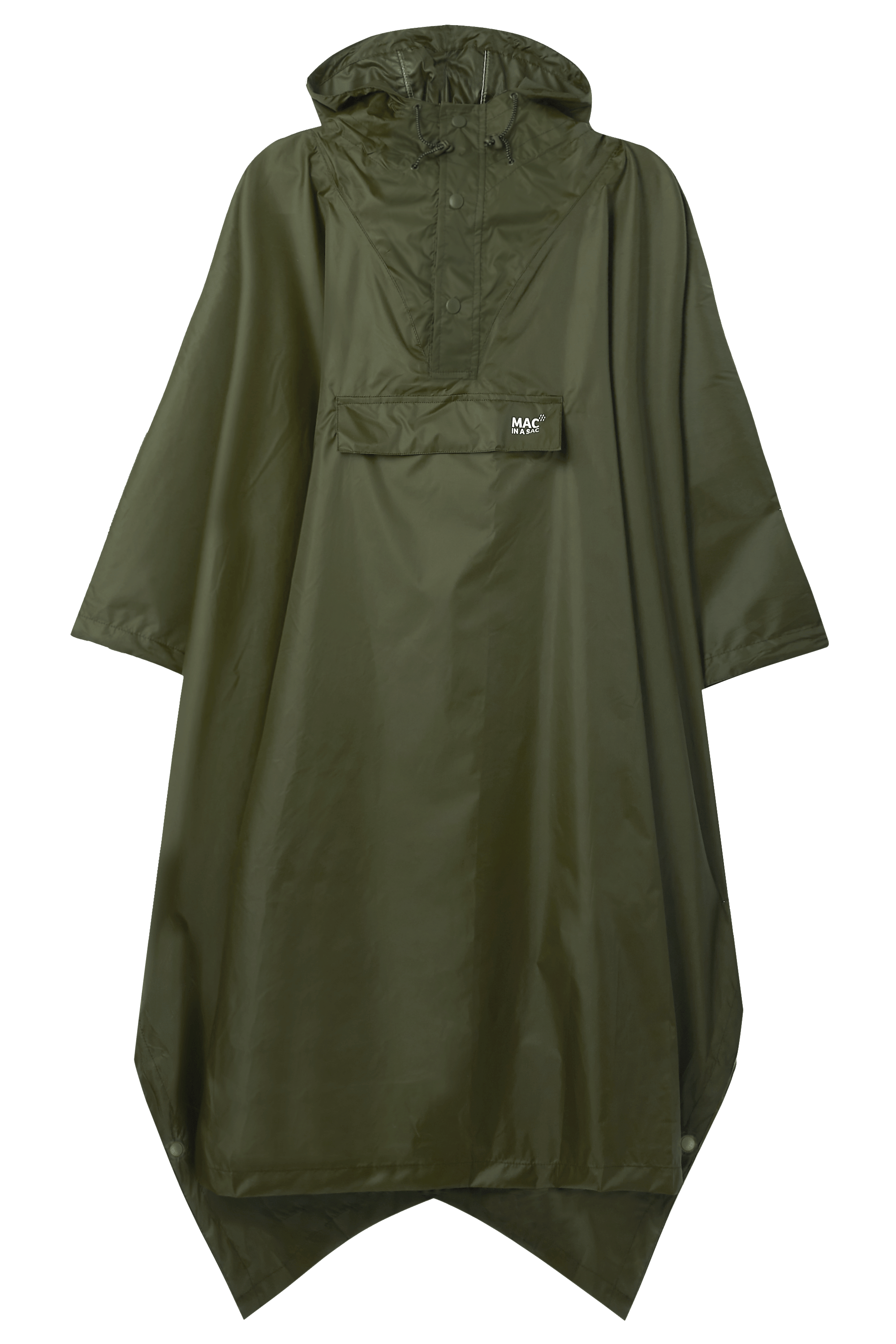 Mac In A Sac Packable Waterproof Unisex Poncho - Khaki