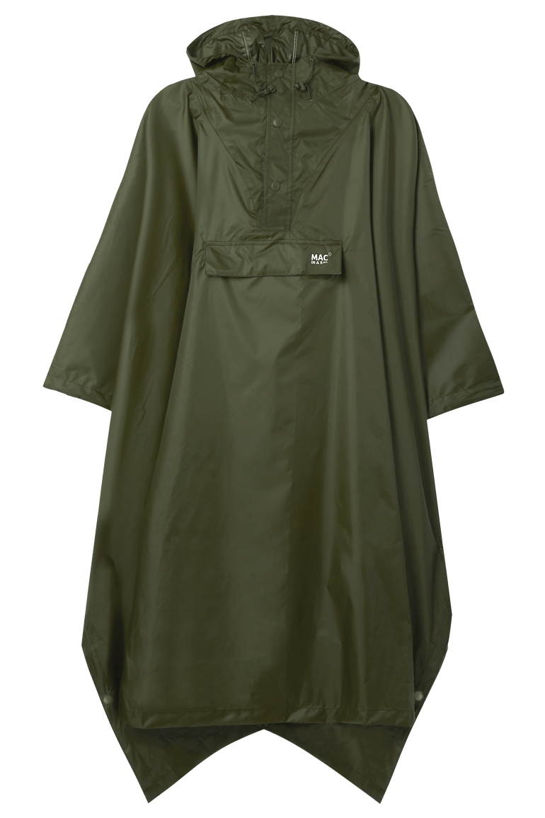 Mac In A Sac Packable Waterproof Unisex Poncho - Khaki