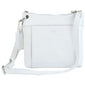 Mancini Pebbled Trish Crossbody Handbag with Organizer