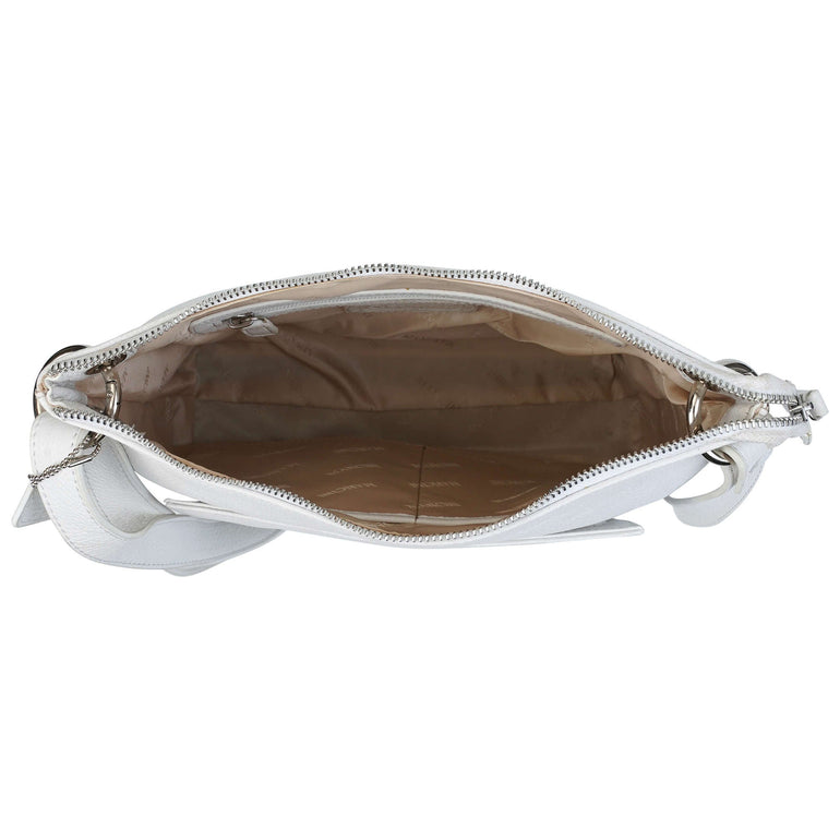 Mancini Pebbled Trish Crossbody Handbag with Organizer