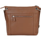 Mancini Pebbled Trish Crossbody Handbag with Organizer