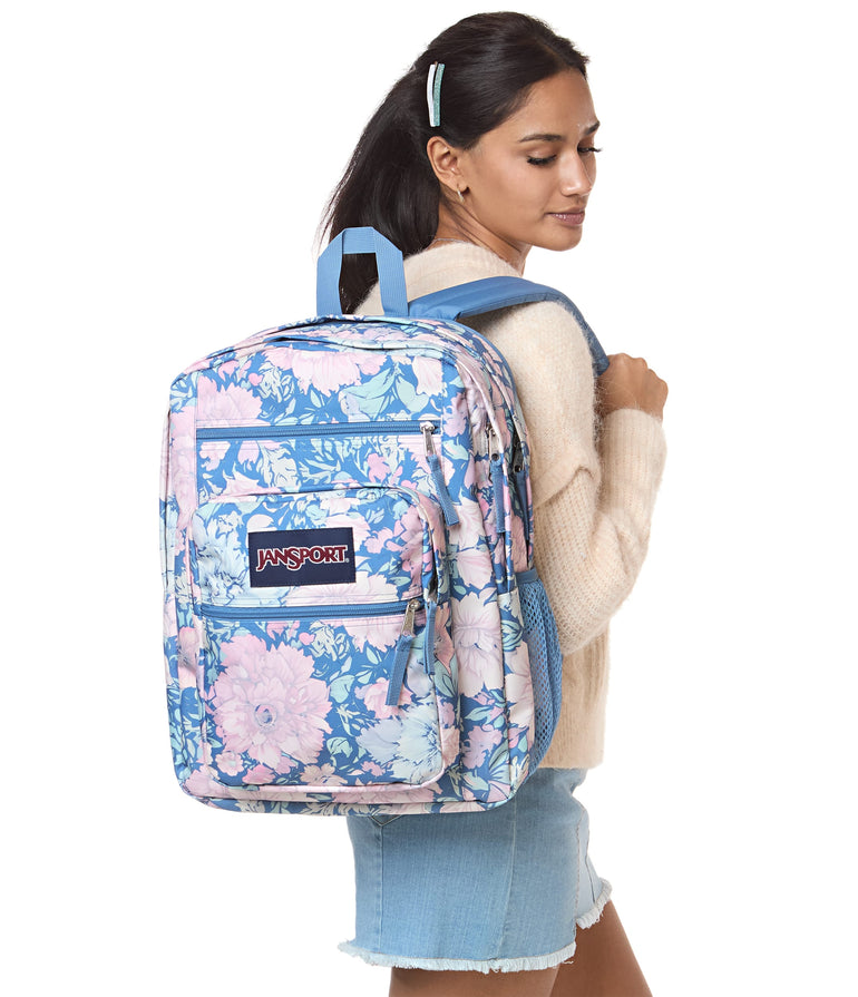 JanSport Big Student Backpack - Faded Tapestry Elemental Blue