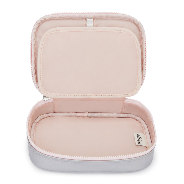 Kipling 100 Pens Metallic Case - Silver Glow Metallic