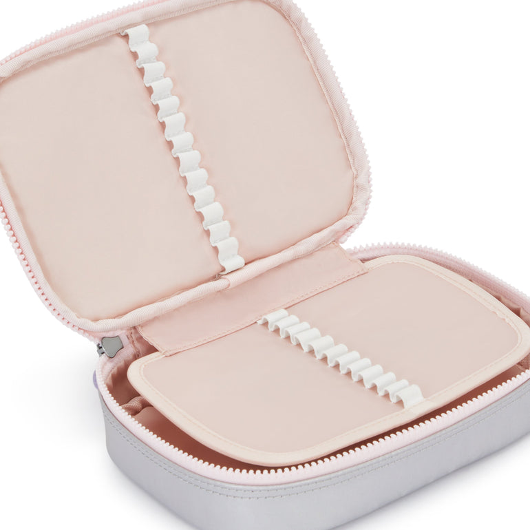 Kipling 100 Pens Metallic Case - Silver Glow Metallic