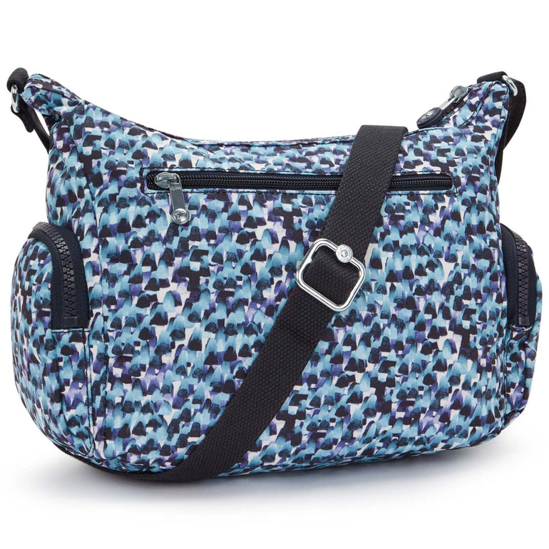Kipling Gabbie Small Printed Crossbody Bag - Rainy Feathers