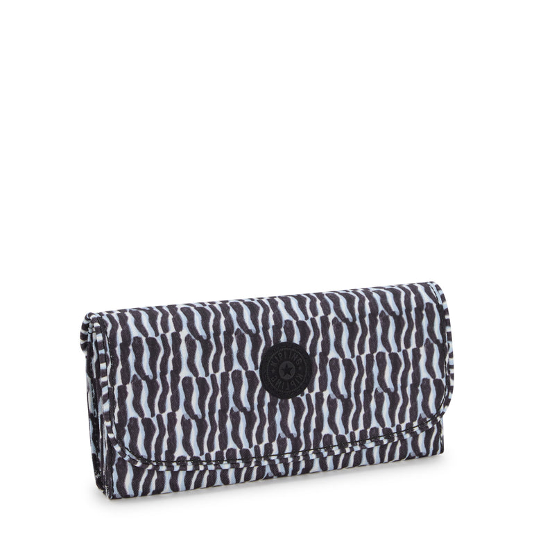Kipling Money Land Printed Snap Wallet - Holiday Waves
