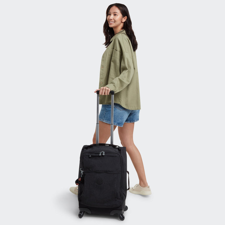 Kipling Darcey Small Carry-On Rolling Luggage - Black Tonal