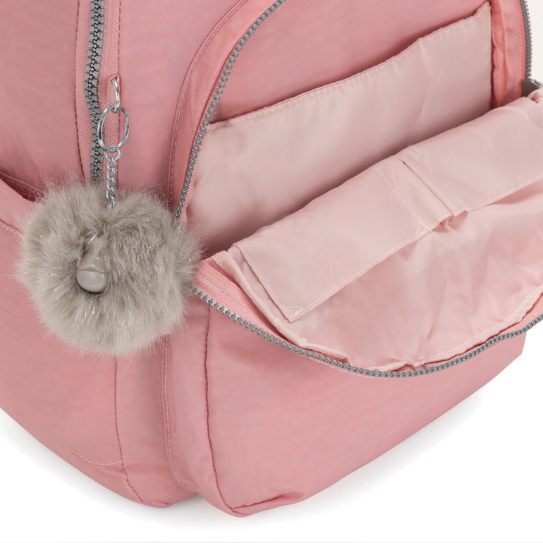 Kipling Seoul Extra Large 17" Laptop Backpack - Bridal Rose
