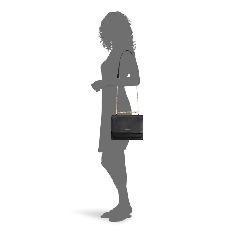 Champs Gala Leather Clutch Shoulder Bag