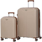Mancini St. Lucia Collection Polypropylene Spinner Luggage 2-Piece Set (Carry-On & Large)
