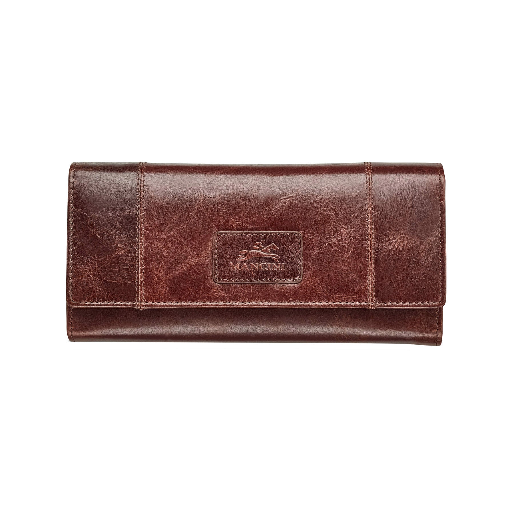 Mancini Casablanca Ladies’ RFID Secure Trifold Wallet