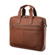 Samsonite Classic Leather Slim Brief - Cognac