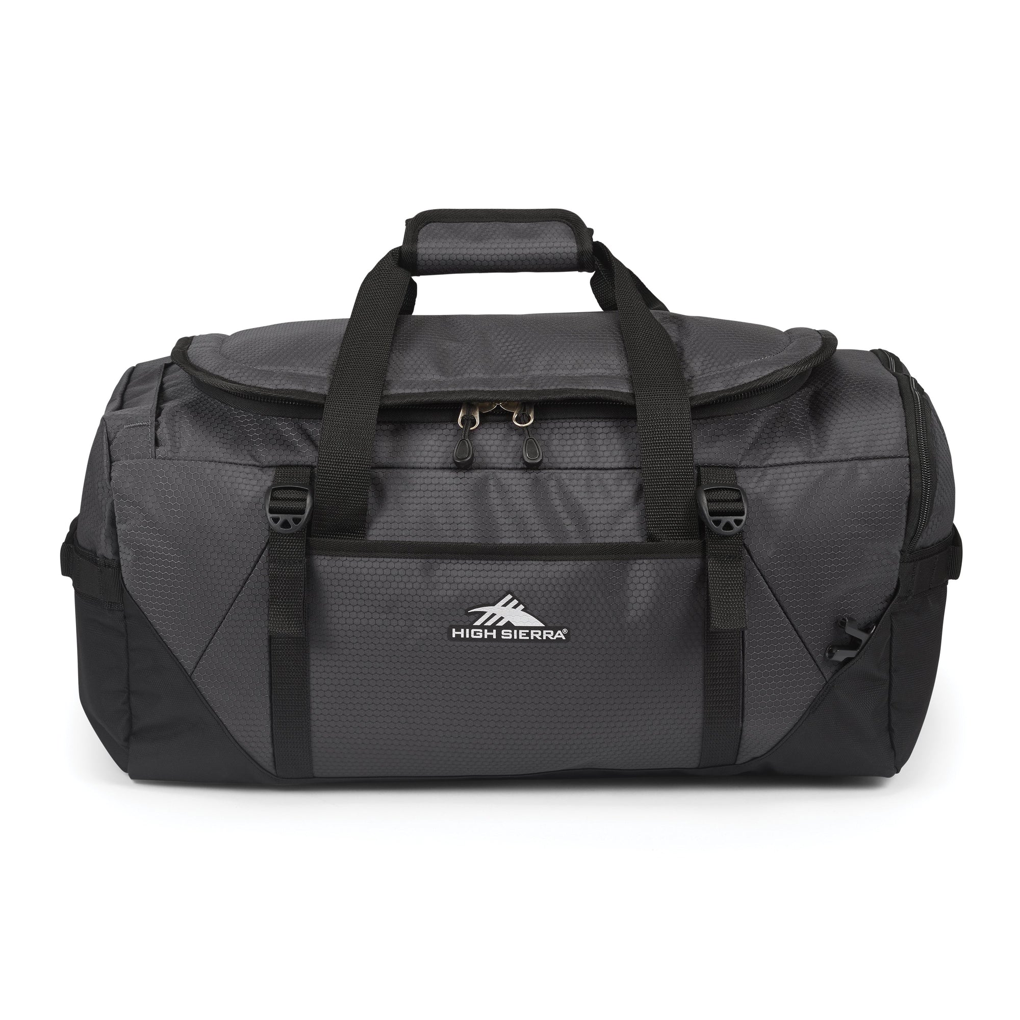 High Sierra Fairlead Collection Convertible Duffle - Mercury Black