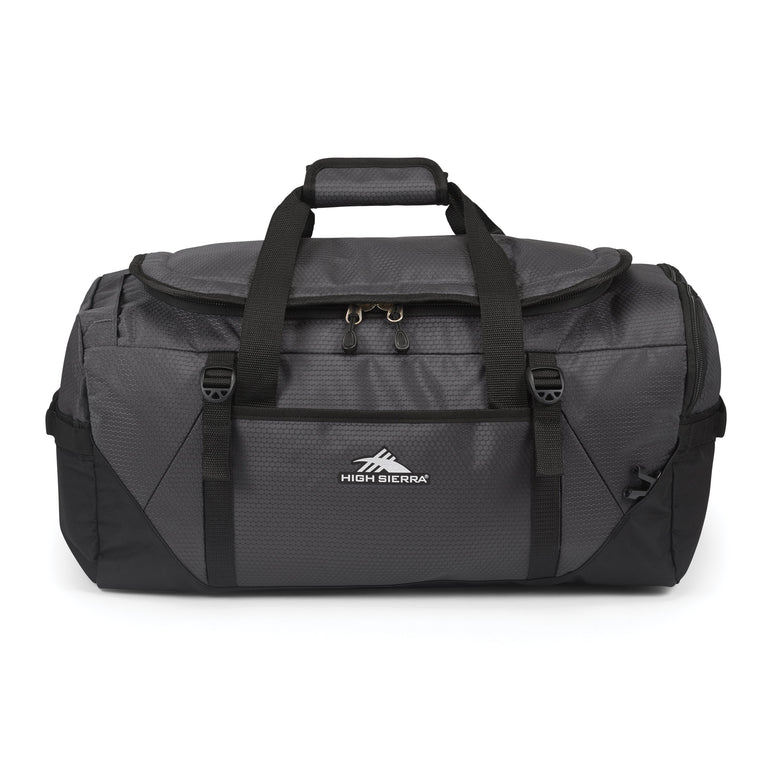 High Sierra Fairlead Collection Convertible Duffle - Mercury Black