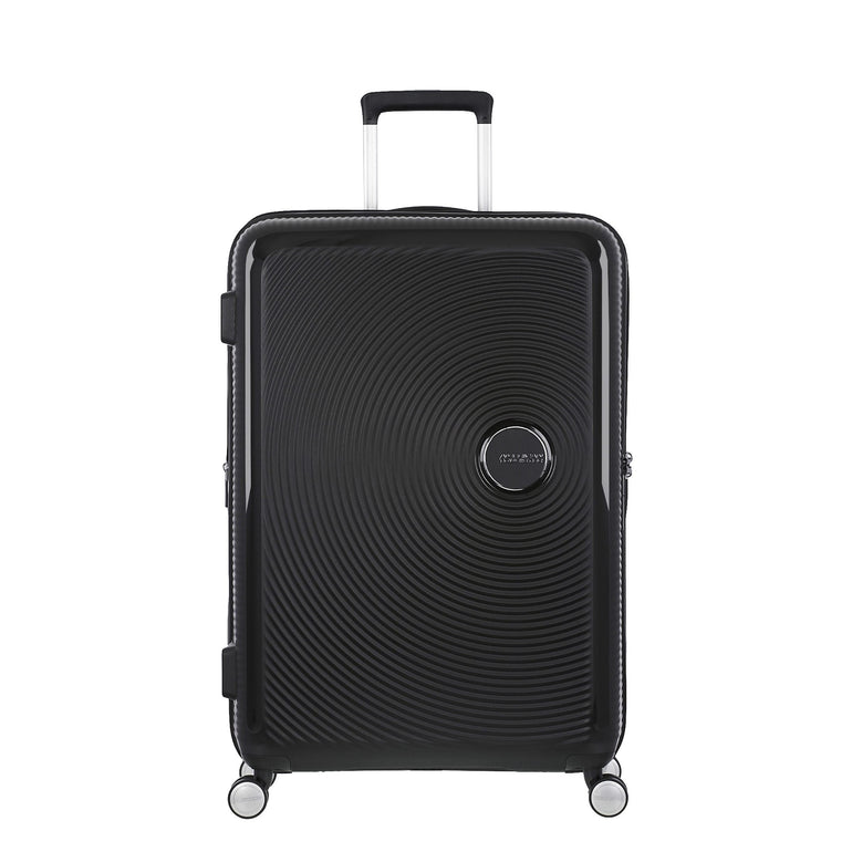 American Tourister Curio Spinner Large Expandable Luggage - Bass Black