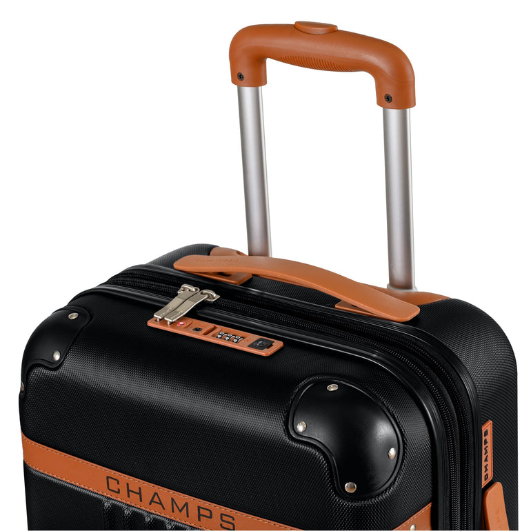 Champs Vintage Expandable 2-Piece Luggage Set (Carry-On & Large)