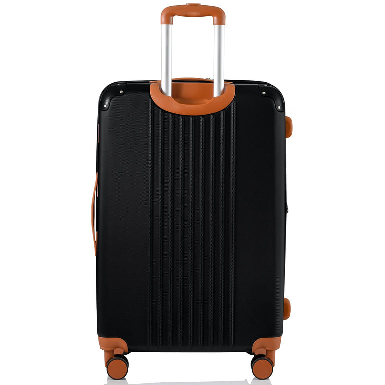Champs Vintage Expandable 2-Piece Luggage Set (Carry-On & Large)