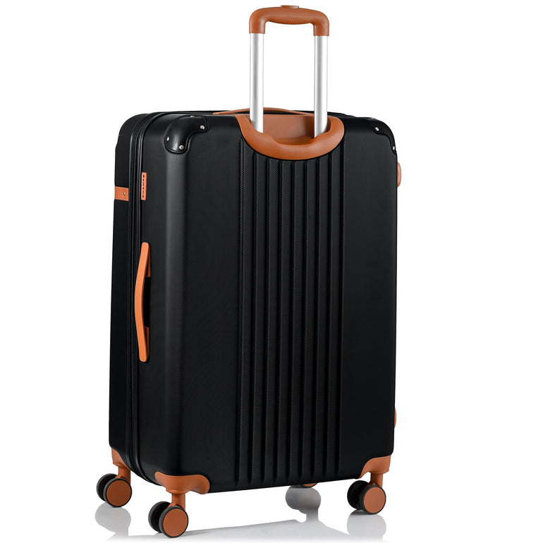 Champs Vintage Expandable 2-Piece Luggage Set (Carry-On & Large)