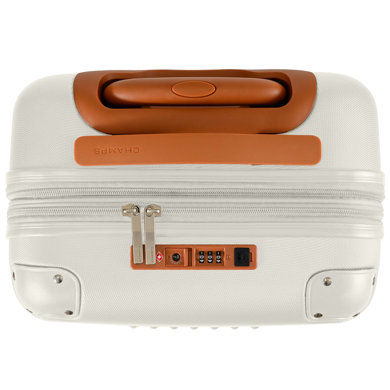 Champs Vintage Expandable 2-Piece Luggage Set (Carry-On & Large)