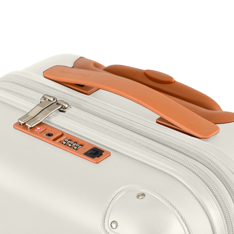 Champs Vintage Expandable 2-Piece Luggage Set (Carry-On & Large)