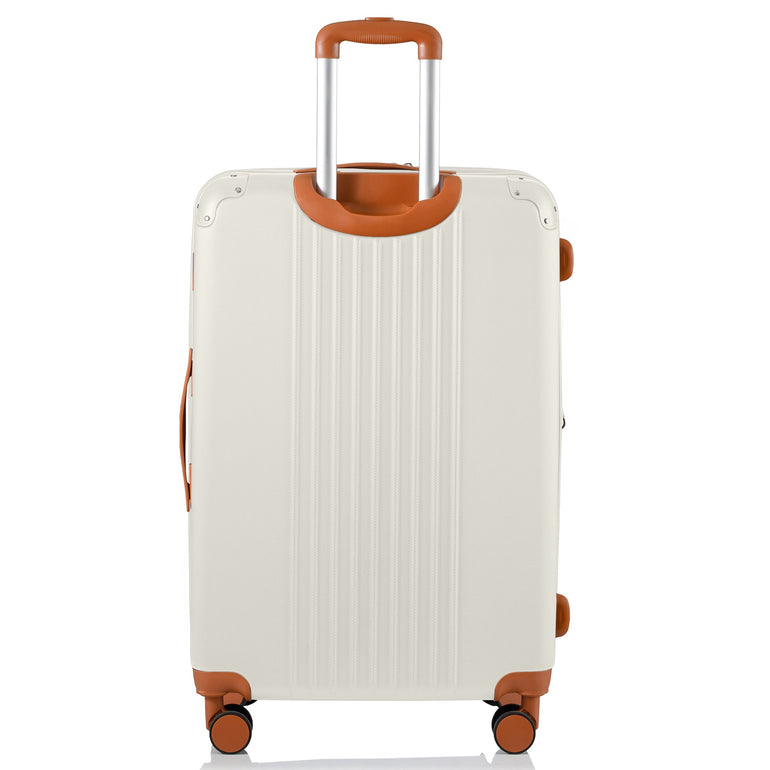 Champs Vintage Expandable 2-Piece Luggage Set (Carry-On & Large)