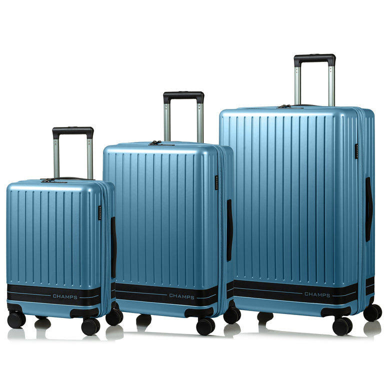 Champs Fresh II Expandable 3-Piece Luggage Set