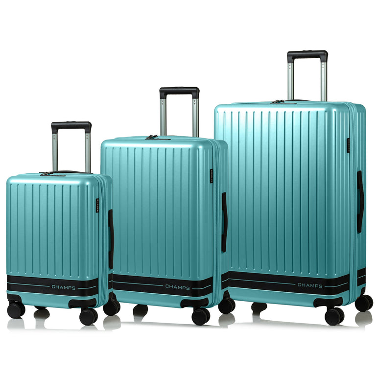 Champs Fresh II Expandable 3-Piece Luggage Set