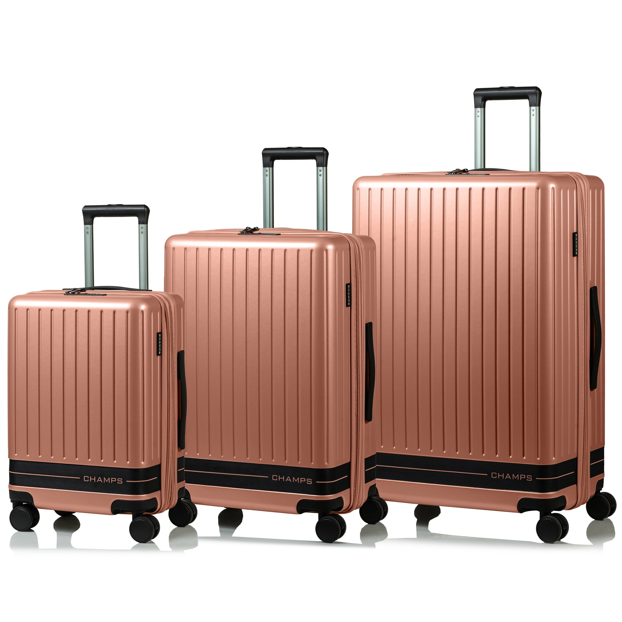 Champs Fresh II Expandable 3-Piece Luggage Set
