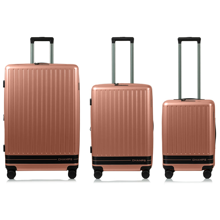 Champs Fresh II Expandable 3-Piece Luggage Set