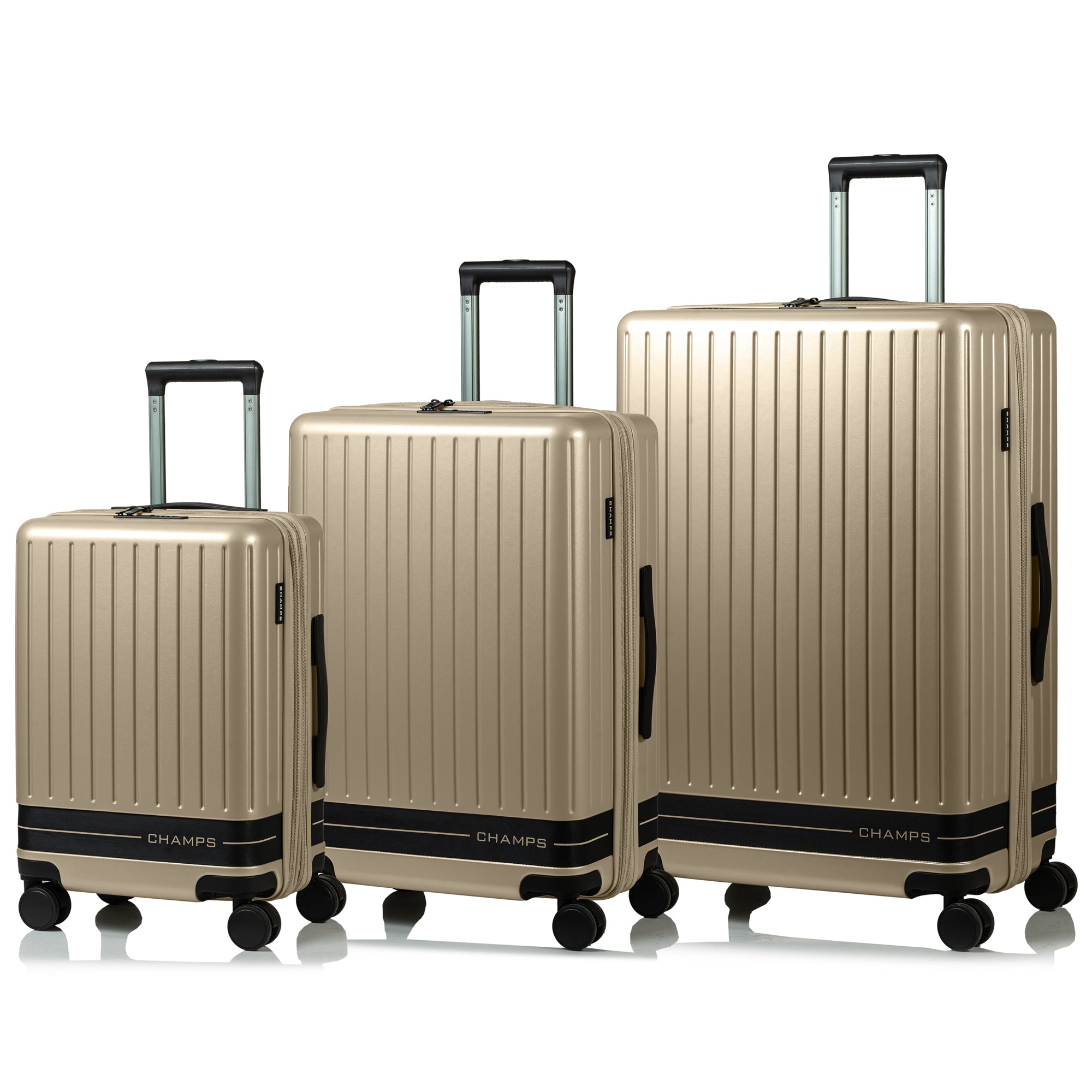 Champs Fresh II Expandable 3-Piece Luggage Set