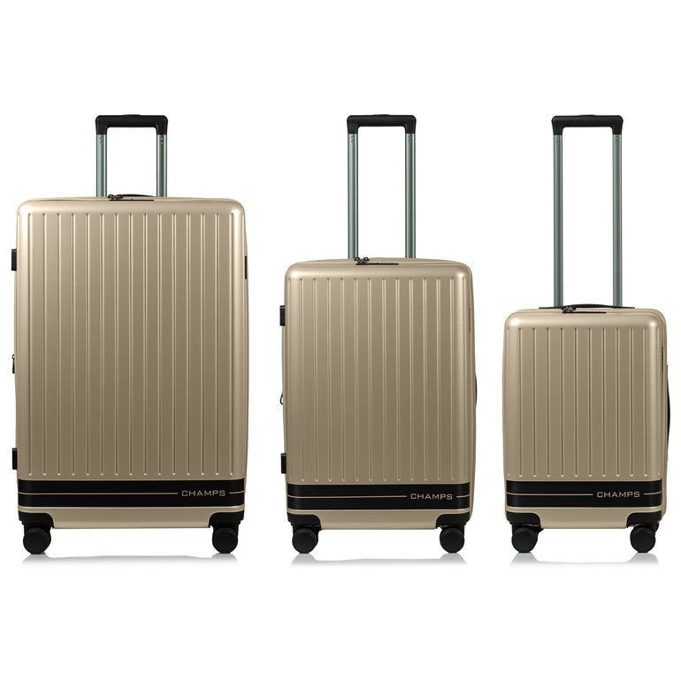 Champs Fresh II Expandable 3-Piece Luggage Set