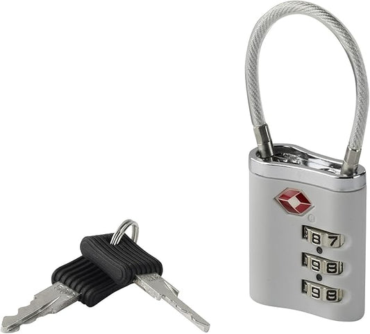 Lewis N. Clark Combination Lock With Keys