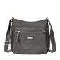 Baggallini Uptown Bagg With RFID Phone Wristlet - Sterling Shimmer