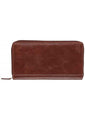 Mancini CASABLANCA RFID Secure Deluxe Passport / Travel Organizer - Brown