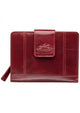 Mancini CASABLANCA Ladies' RFID Secure Medium Clutch Wallet - Red