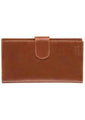 Mancini CASABLANCA RFID Secure Classic Passport / Travel Organizer - Cognac