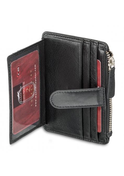 Mancini EQUESTRIAN-2 Men`s RFID Secure Card Case and Coin Pocket