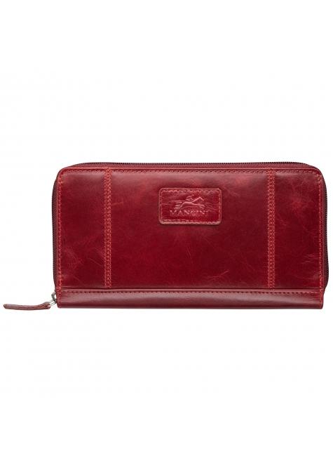 Mancini CASABLANCA Ladies' ''Clutch'' Wallet - Red
