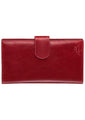 Mancini CASABLANCA RFID Secure Classic Passport / Travel Organizer - Red