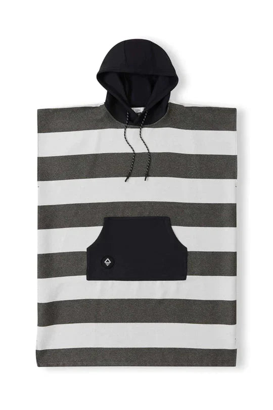 Nomadix Changing Poncho - Stripes Noll Black