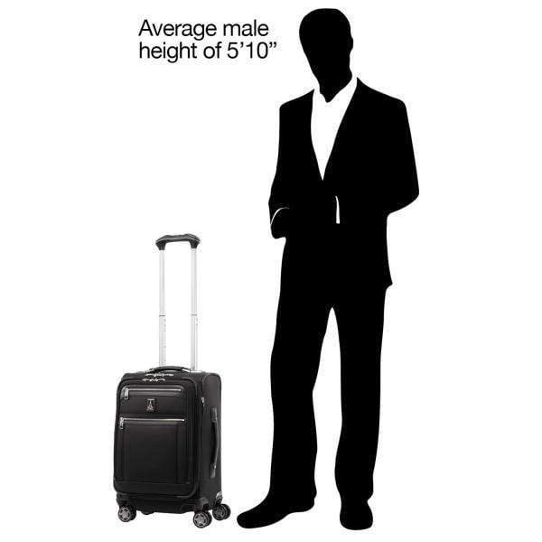 Travelpro Platinum Elite 20 Inch Expandable Business Plus Carry-On Spinner